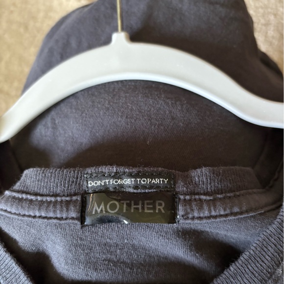 The Strong And Silent Type Ain't No Disco | Women Mother Denim Gray Sz L - Picture 3 of 5